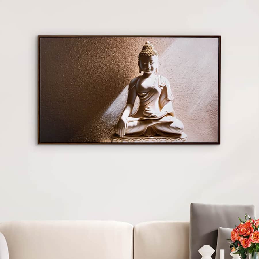 Artistry Sohome Canvas Hand Painted Buddha Picture Frame - 100x60cm