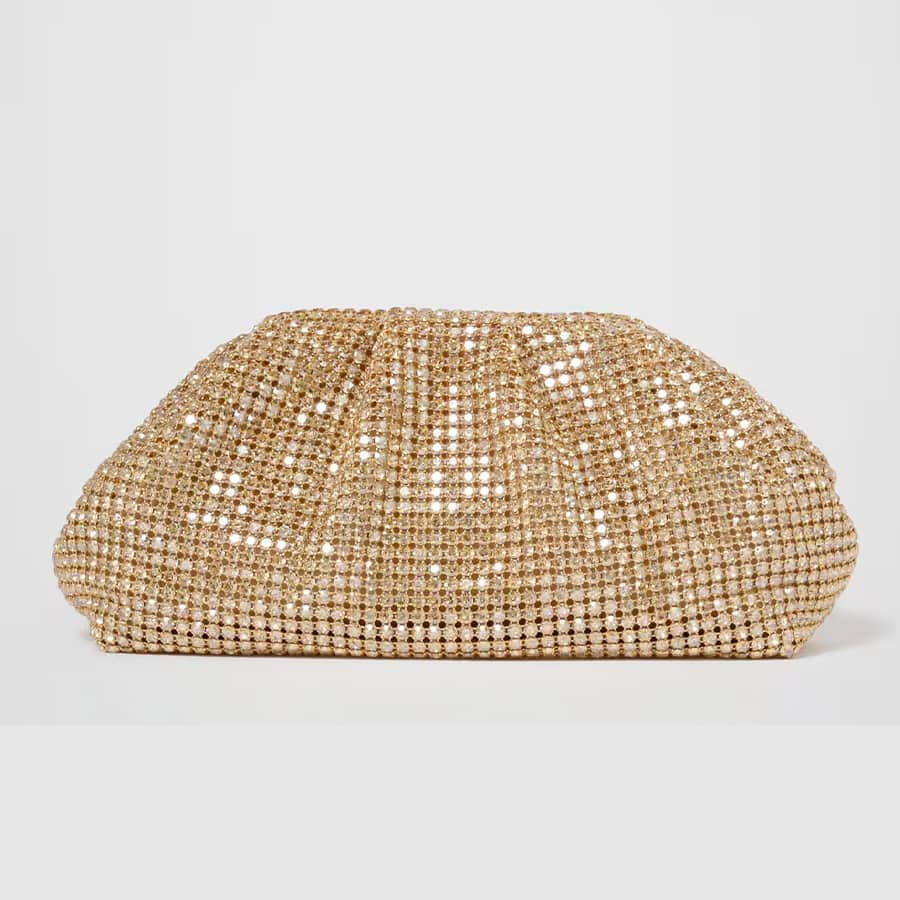 Ariel Soft Shiny Clutch