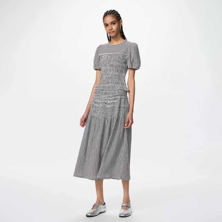 Shirring Volume Sleeve T-Shirt