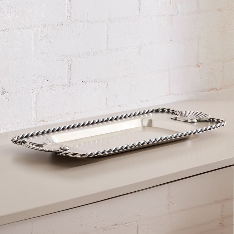 Solei Metal Rectangle Tray & Cheese Board