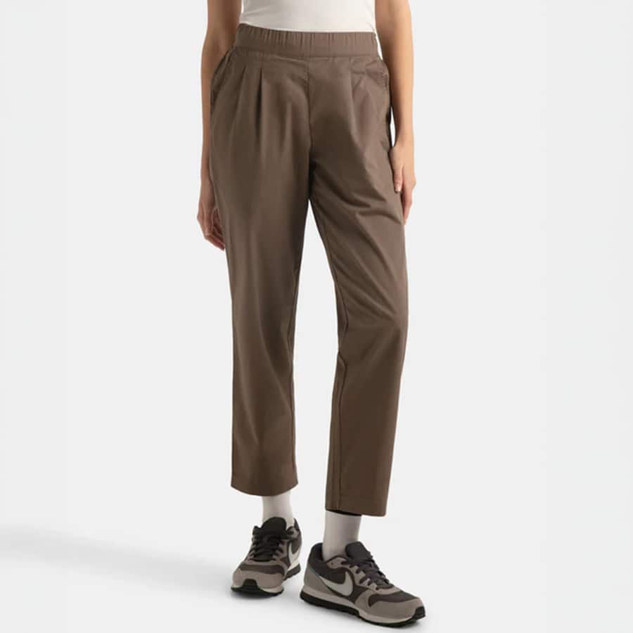 Super Combed Cotton Regular Fit Hybrid Pants Dark Khaki