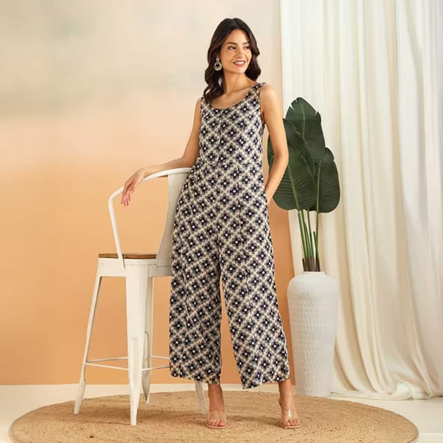 Indigo Viscose Jumpsuit