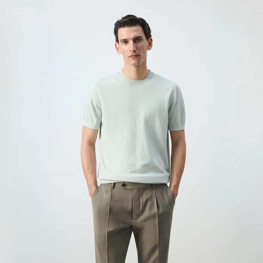 Fine jersey 100% cotton T-shirt