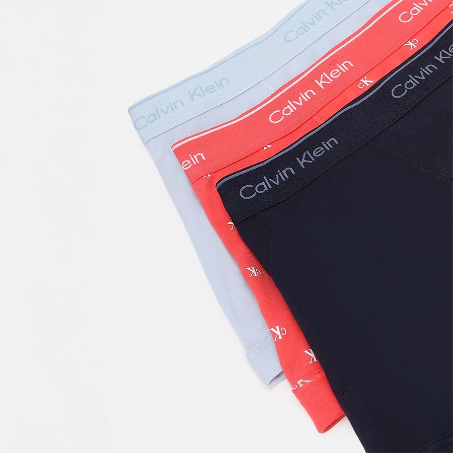 Solid Low Rise Boxer-Briefs - Pack Of 3