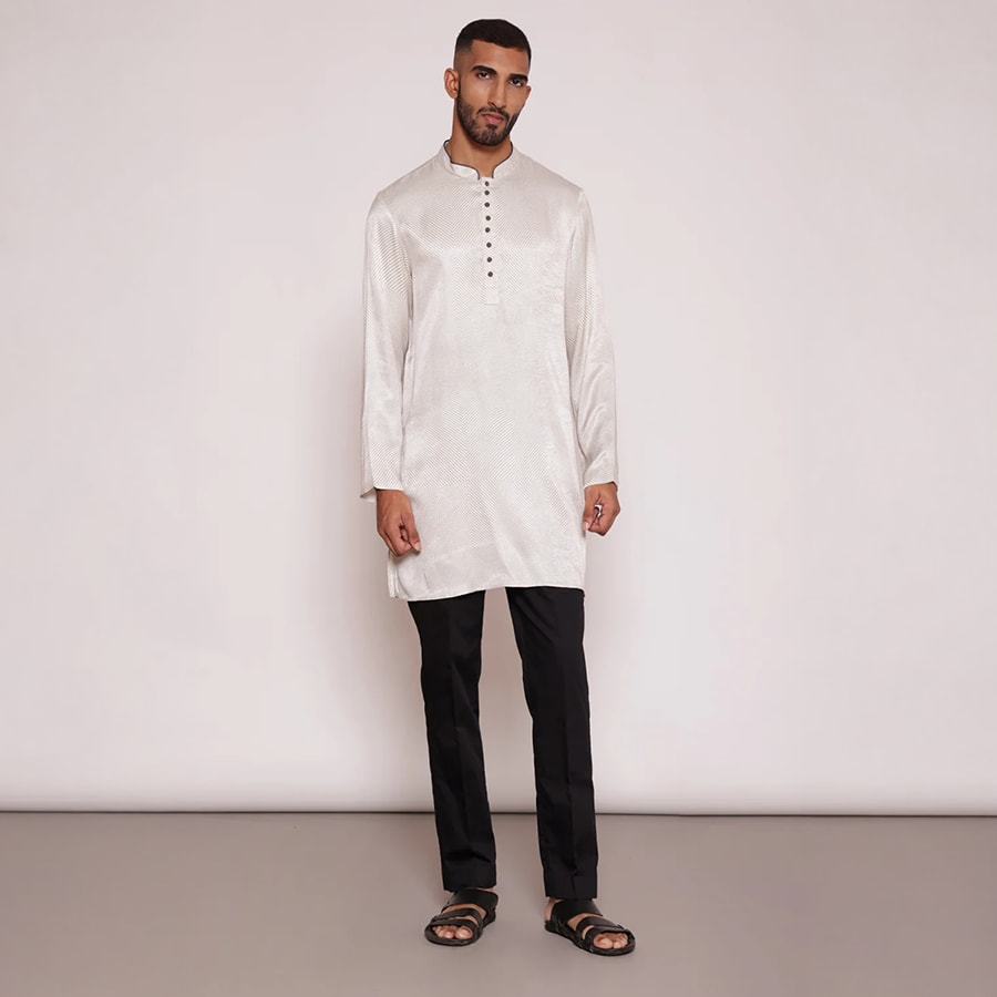 Ecru Kurta 2 piece set