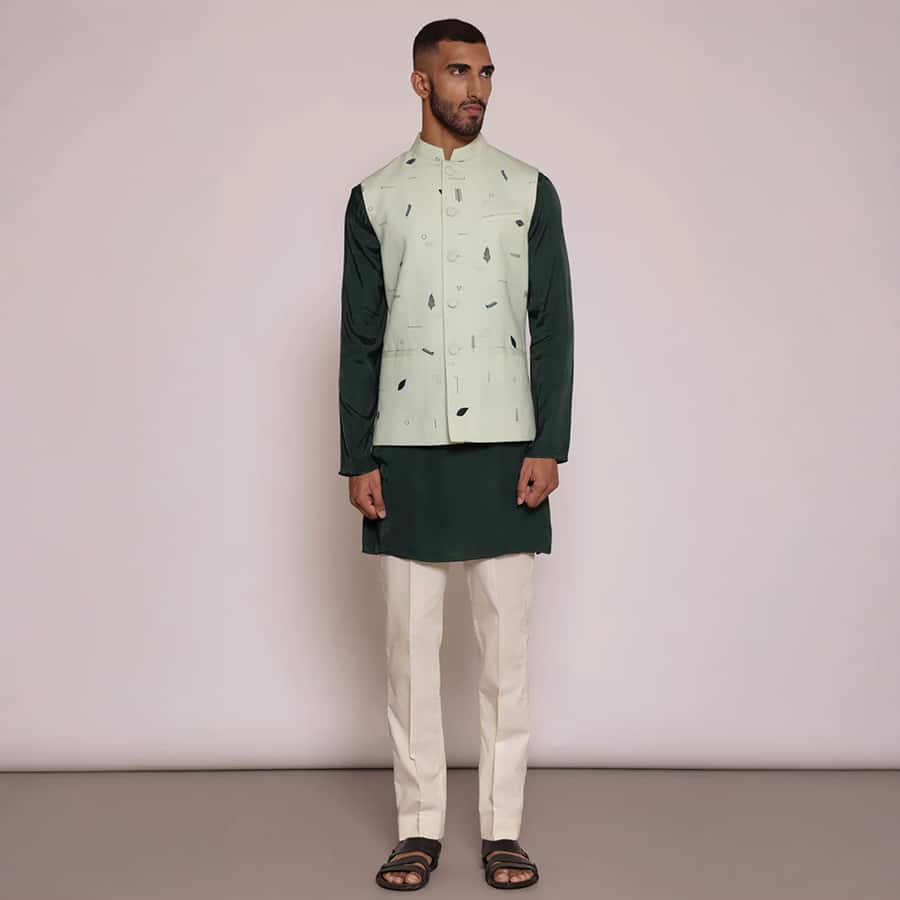 Green Bundi 3 piece set