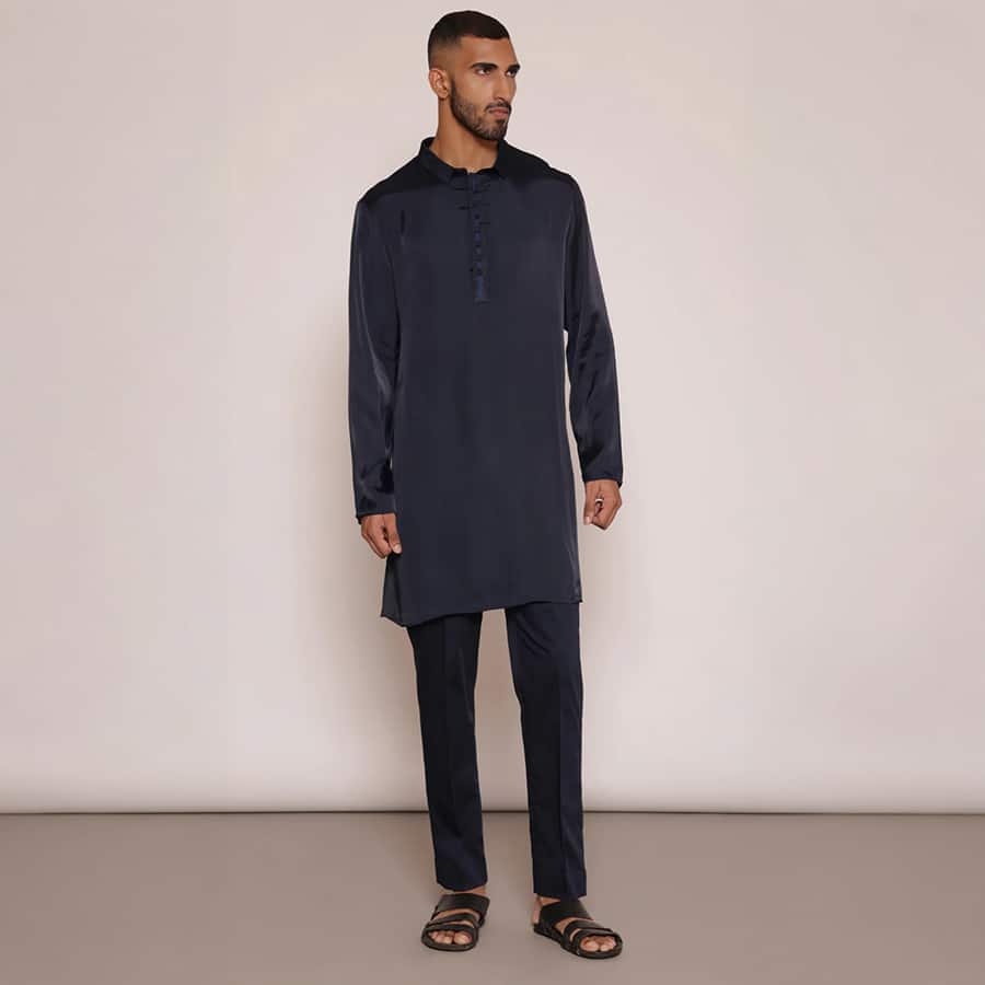Navy Kurta 2 piece set