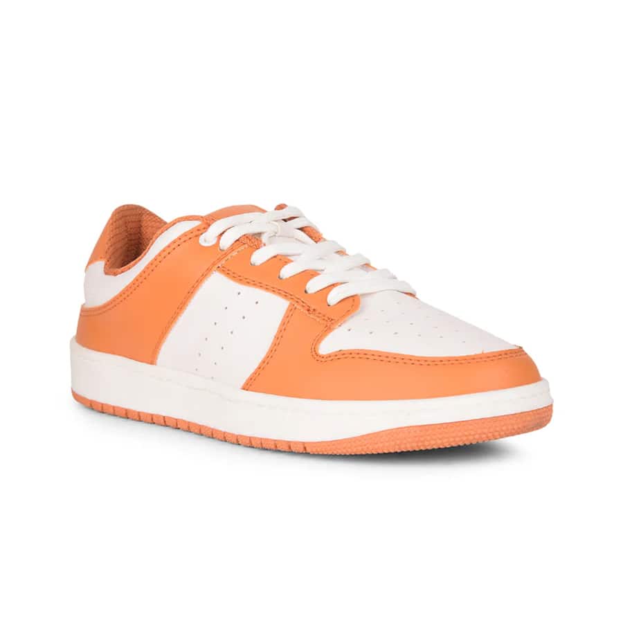 Leap7x Casual Orange Lacing Sneakers For Men SPORTSTAR By Liberty