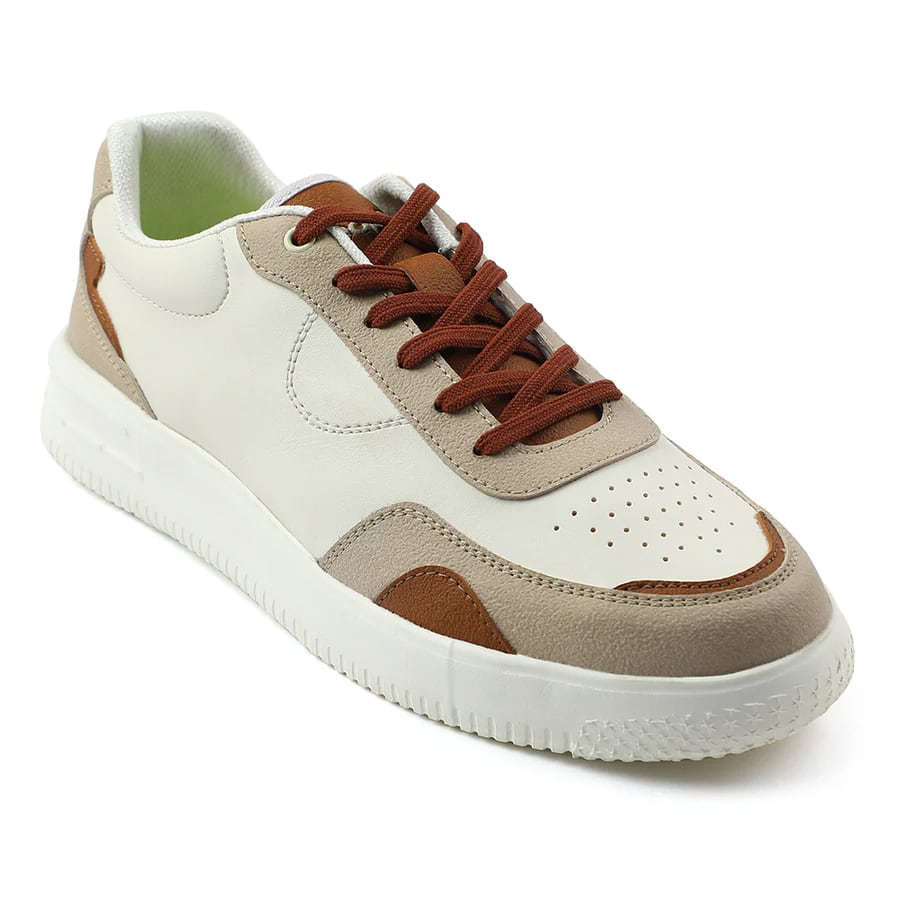 Leap7x Brown Casual Lacing Sneakers For Men AMAZER-3E By Liberty