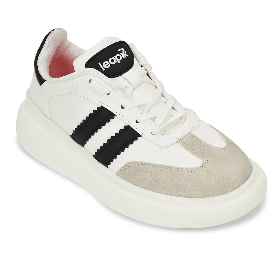 Leap7x White Casual Sneakers For Women BELEXI-1E By Liberty