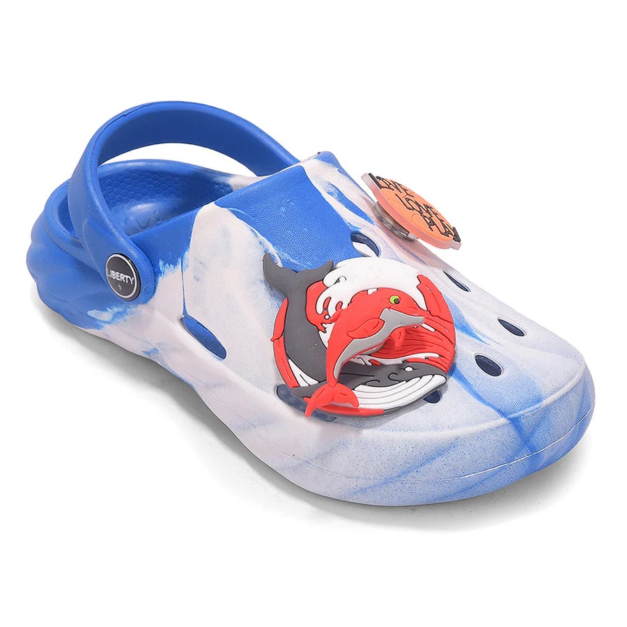 A-HA BEACHWALK6 Royal Blue Casual Clogs Sandal for Kids by Liberty