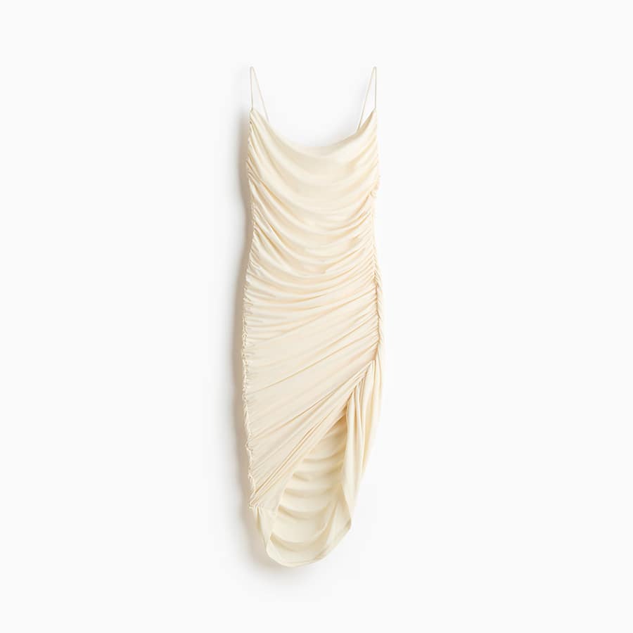 Draped strappy dress