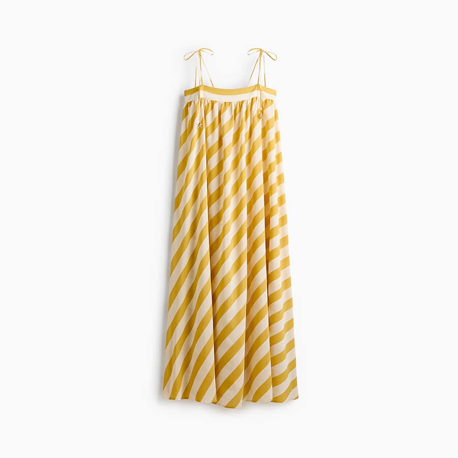 A-line tie-strap dress