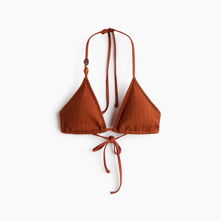 Padded triangle bikini top