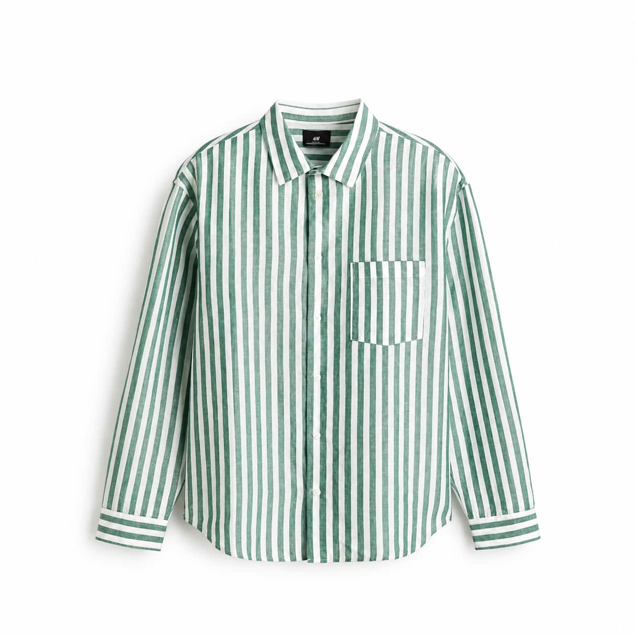 Relaxed Fit Linen-blend shirt