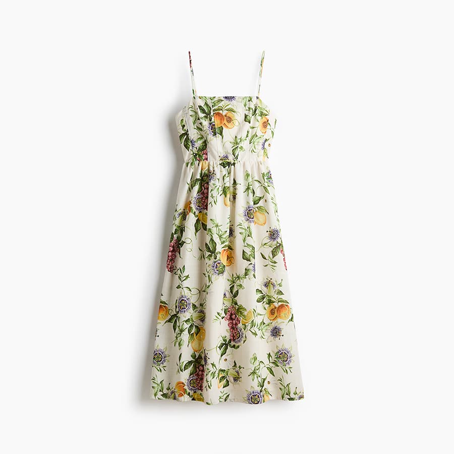 Strappy midi dress