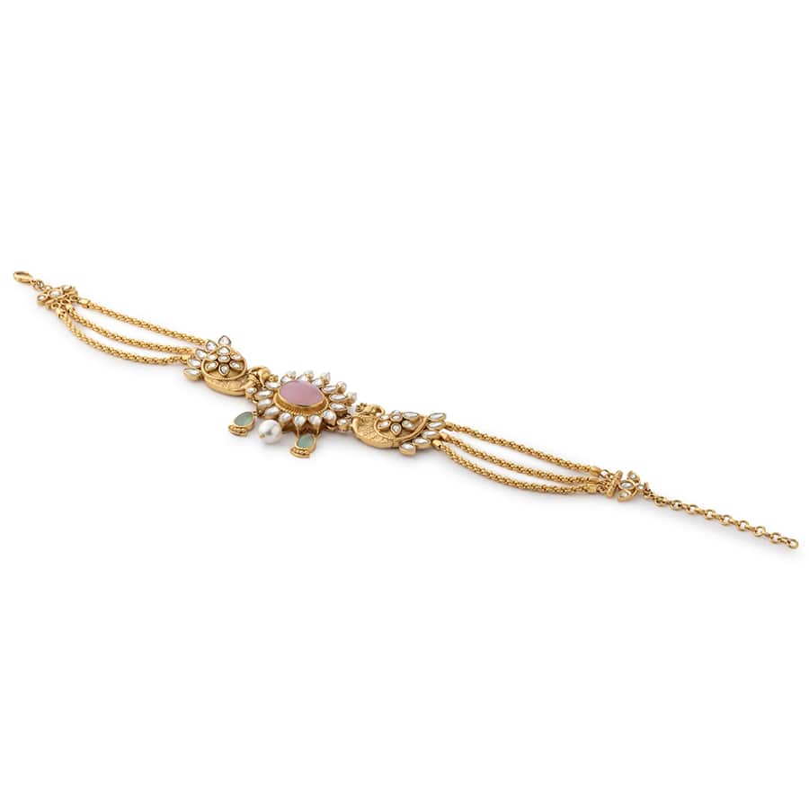 Gulmohar Ethereal Swan Lake Choker by Tribe Amrapali