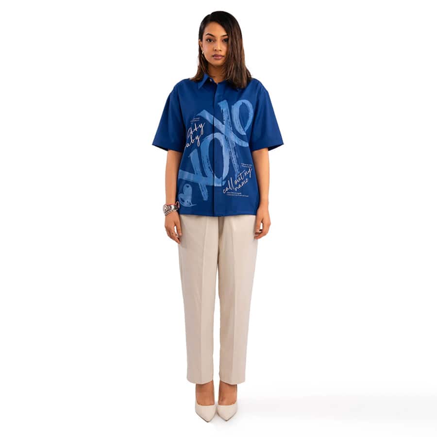 XOXO shirt - Royal blue