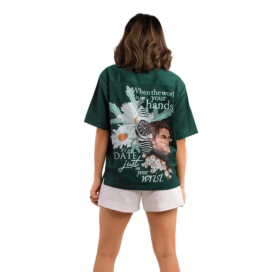 DATEjust shirt - Bottle green