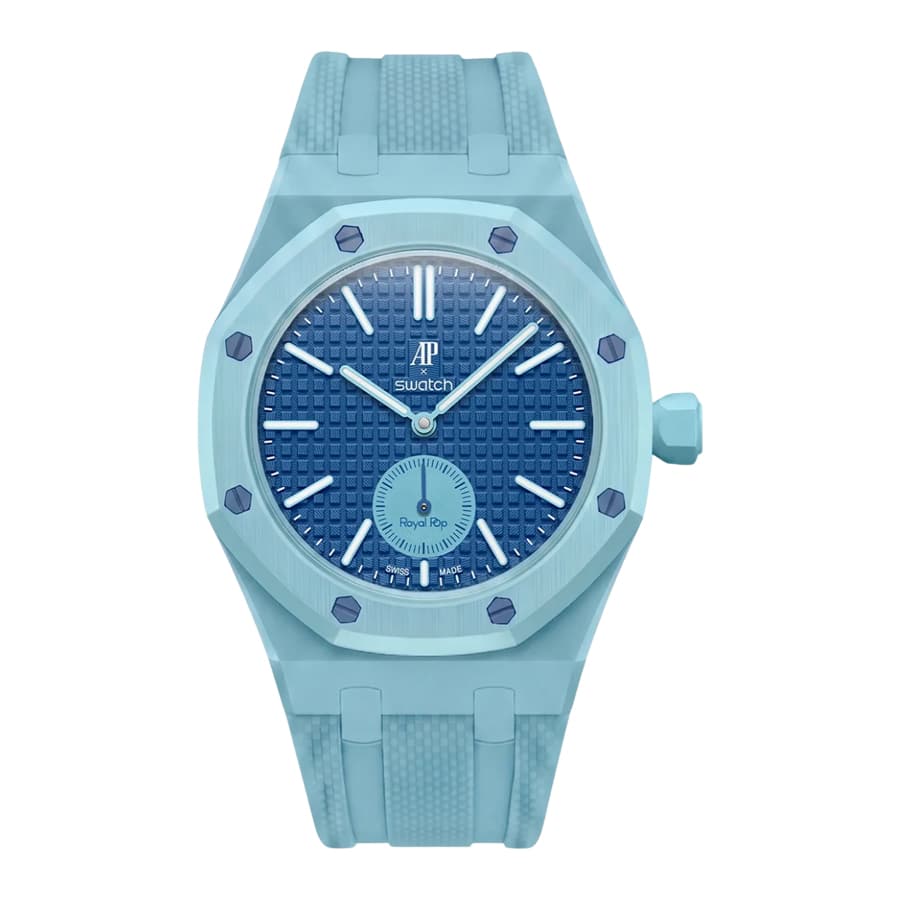 Swatch x Audemars Piguet AP - Royal Pop “Lan Ba” - (Aftermarket Wrist Band Included)