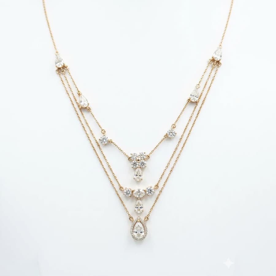 Crellox Myne Lab Diamond Necklace