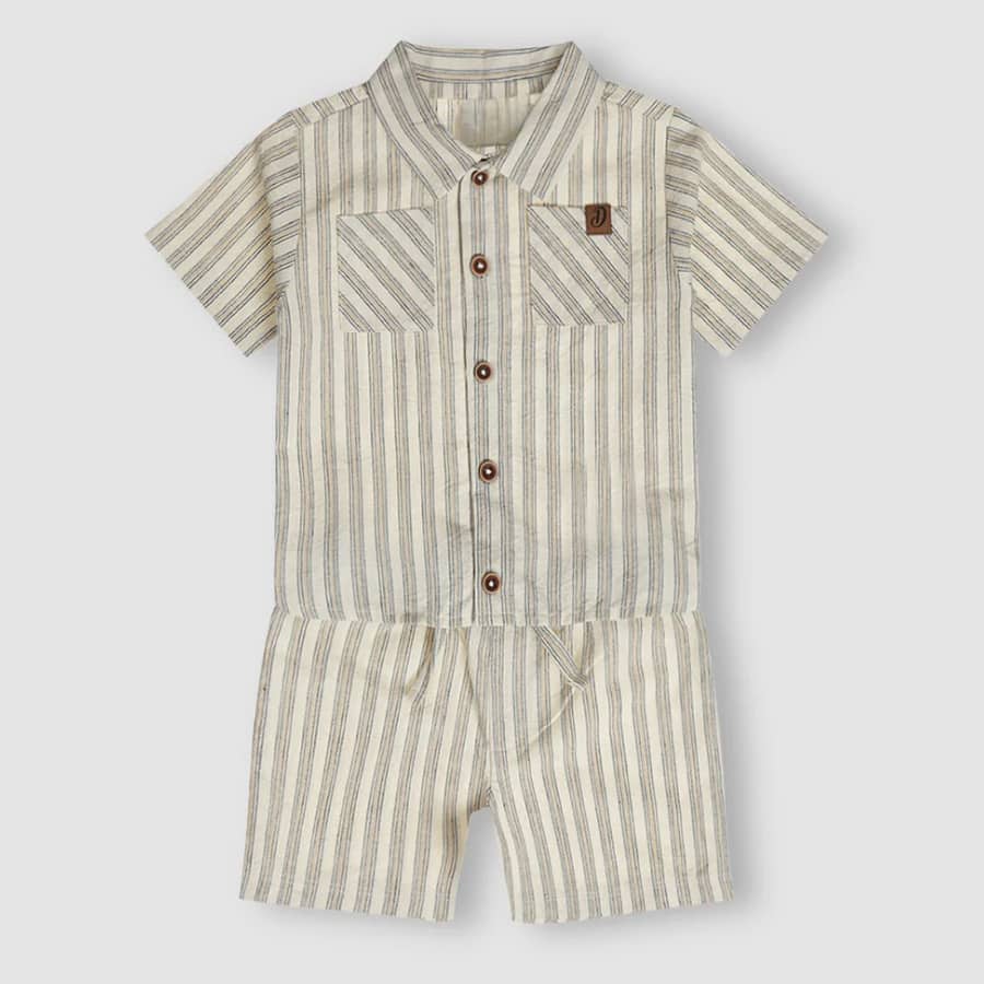 Boys Cotton 2 Piece Set Shirt & Shorts