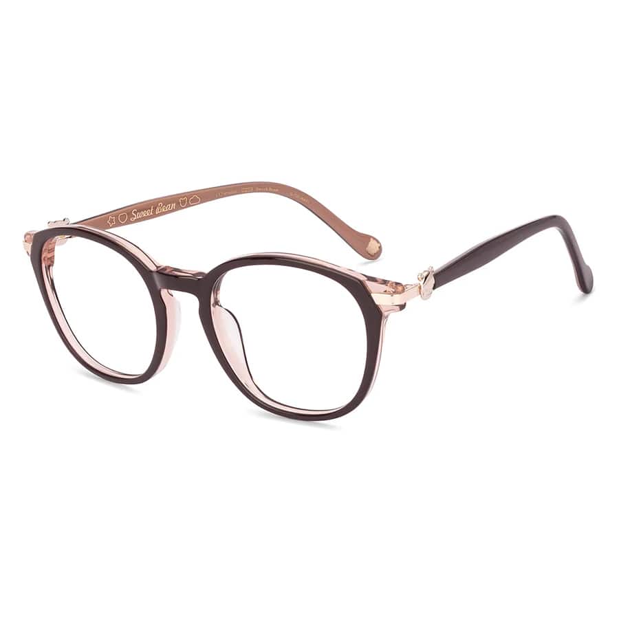 Brown Full Rim Round