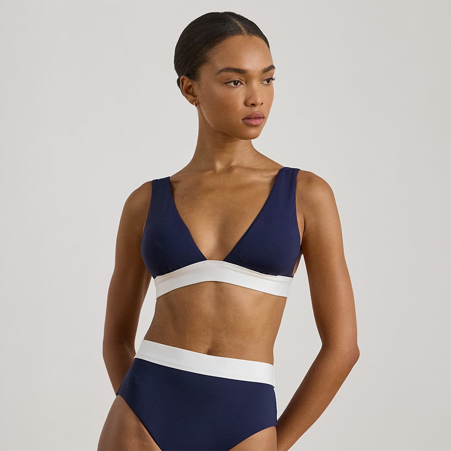 Two-Tone Bikini Top
