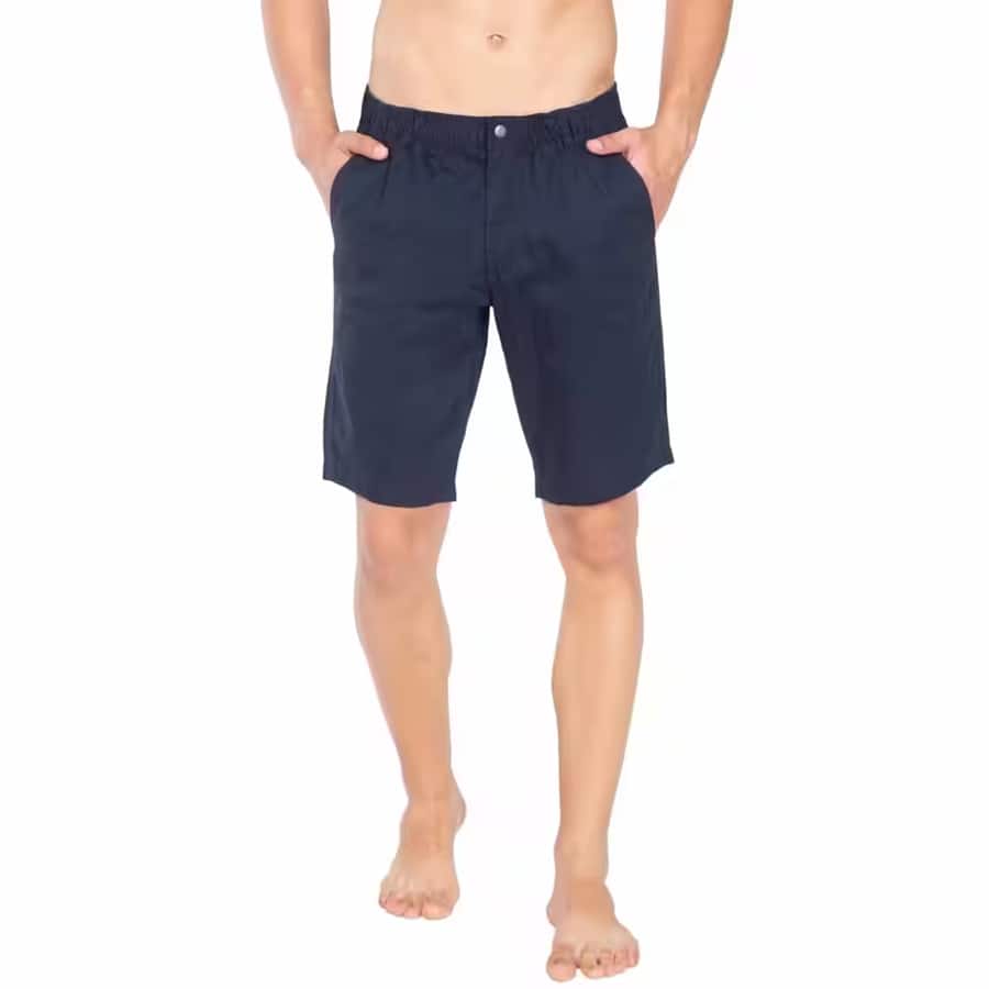 Solid Cotton Men's Shorts
