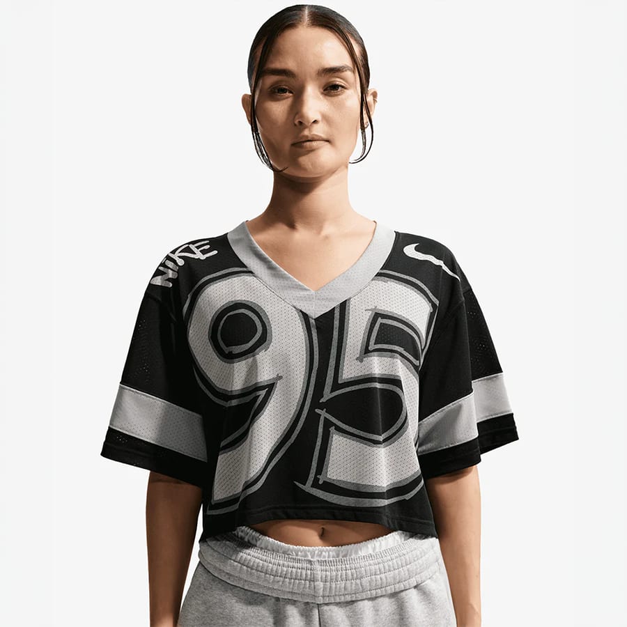 Sportswear Oversized Cropped Jersey