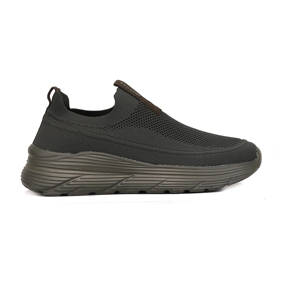Red Chief Sports Olive Green Color & Low Ankle Slip-On Comfortable Walking Shoes for Men |W7031 G0045