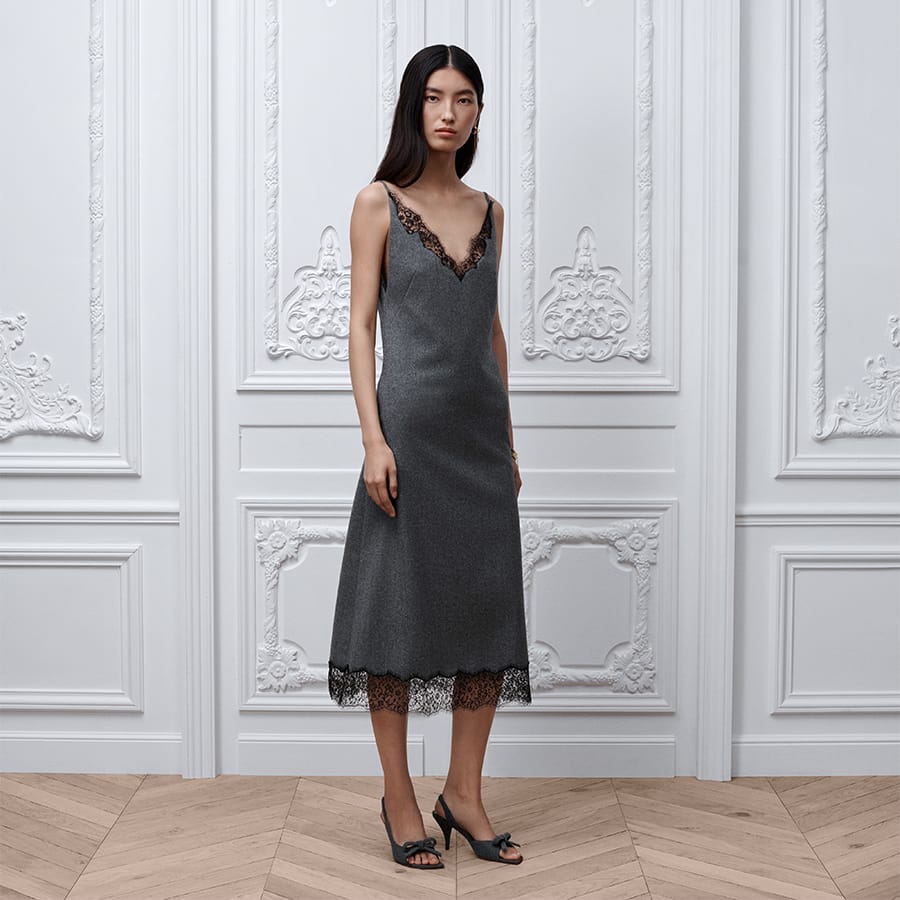 Mid-Length Straight Dress