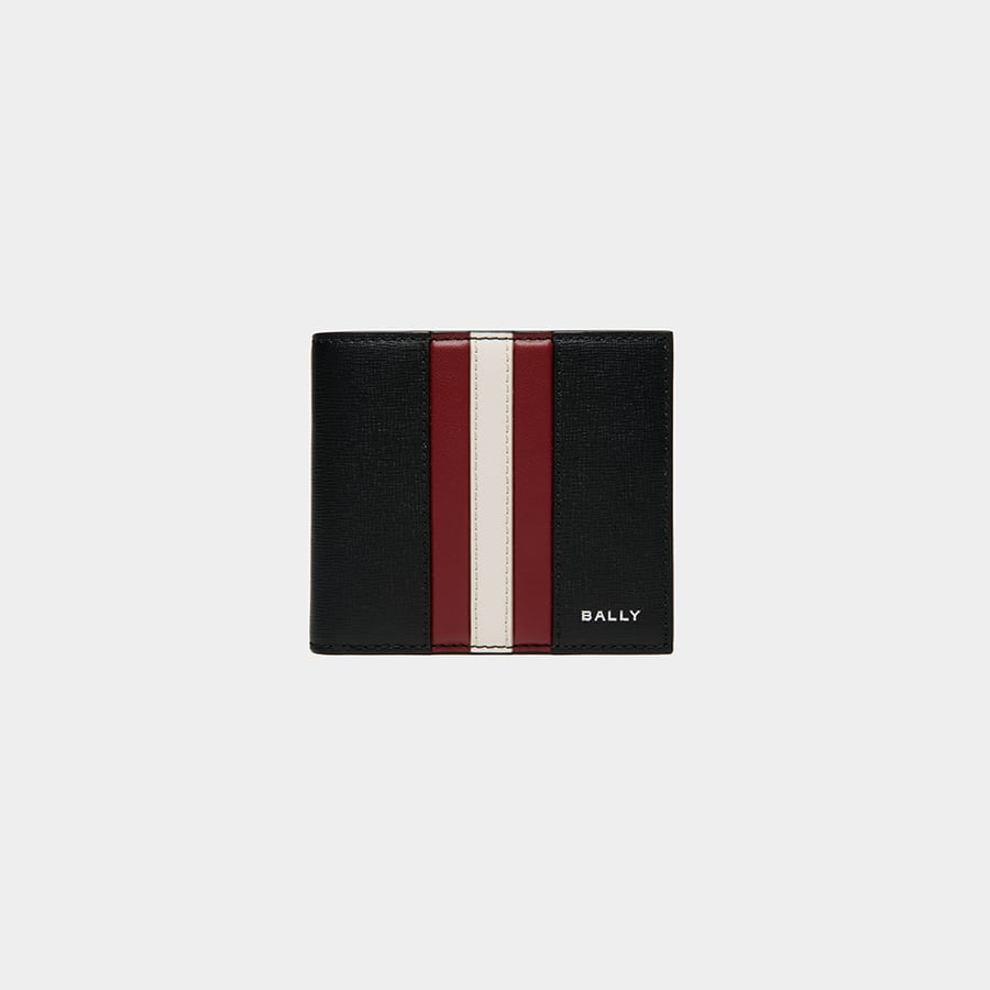 Mythos Bifold in Black Recycled Leather