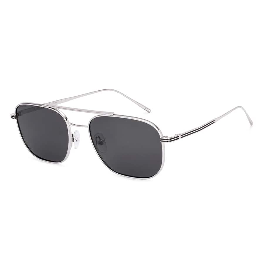 Silver Full Rim Square