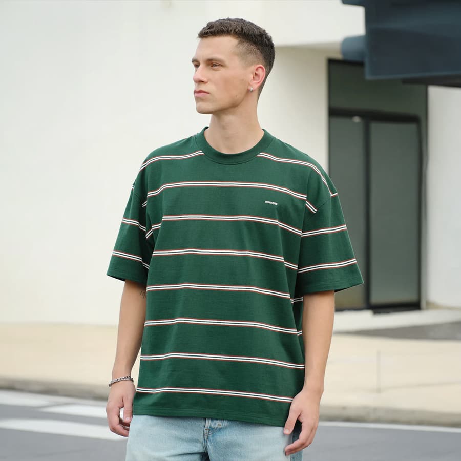 Emerald Coast Stripe Oversized T-shirt
