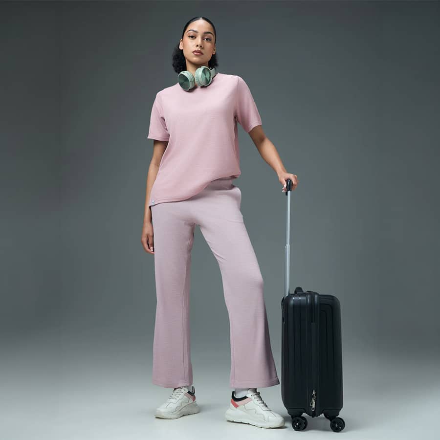 Cubic Melange Relaxed Fit Co-ord Set with DOUBLE COOL