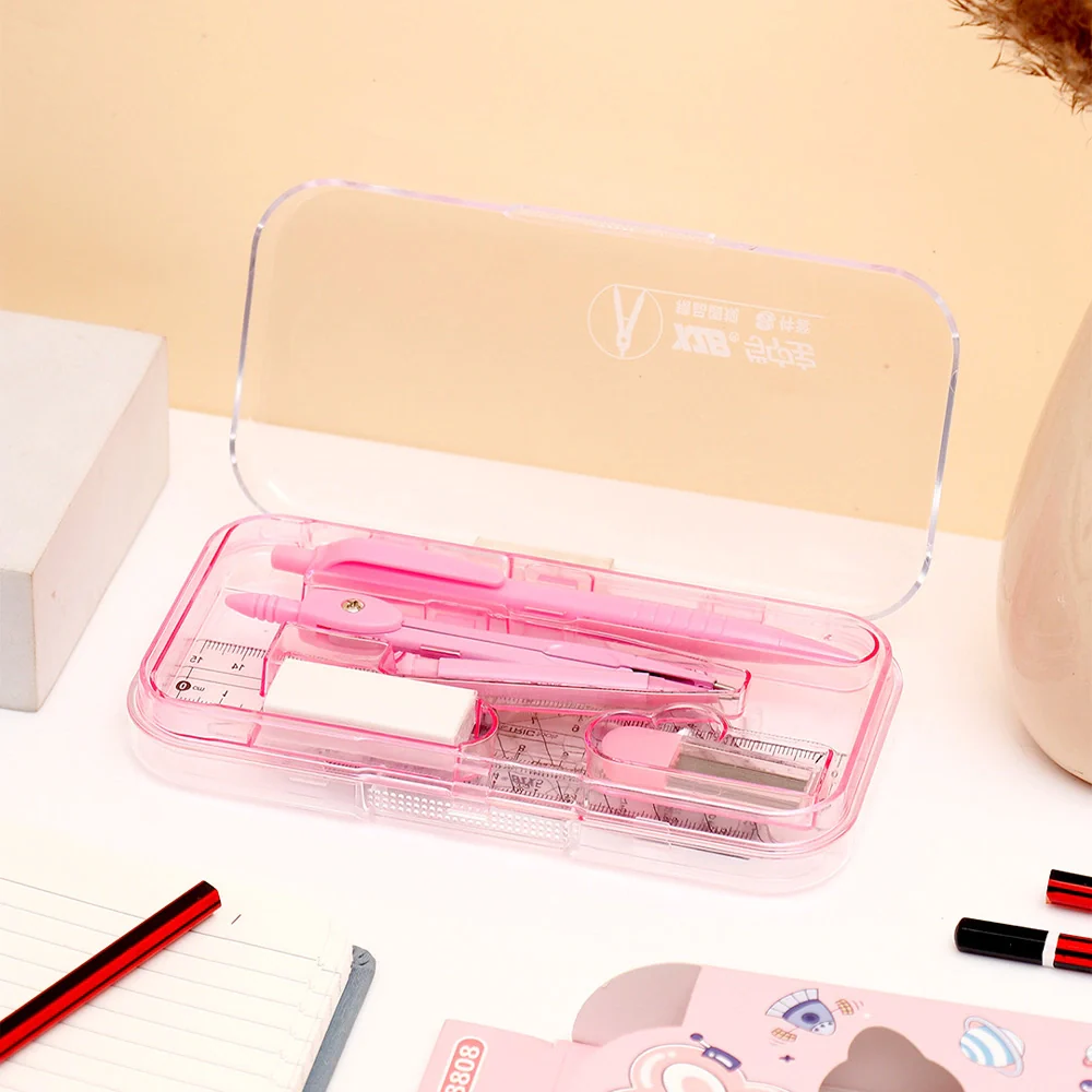 Geometry Set Pink Space Girl