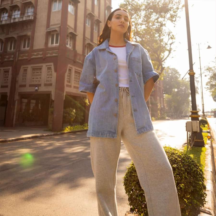 Unisex Denim Shirt Jacket - Blue