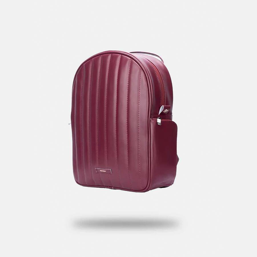 Conchita Quilted Backpack for Women & Girls Maroon