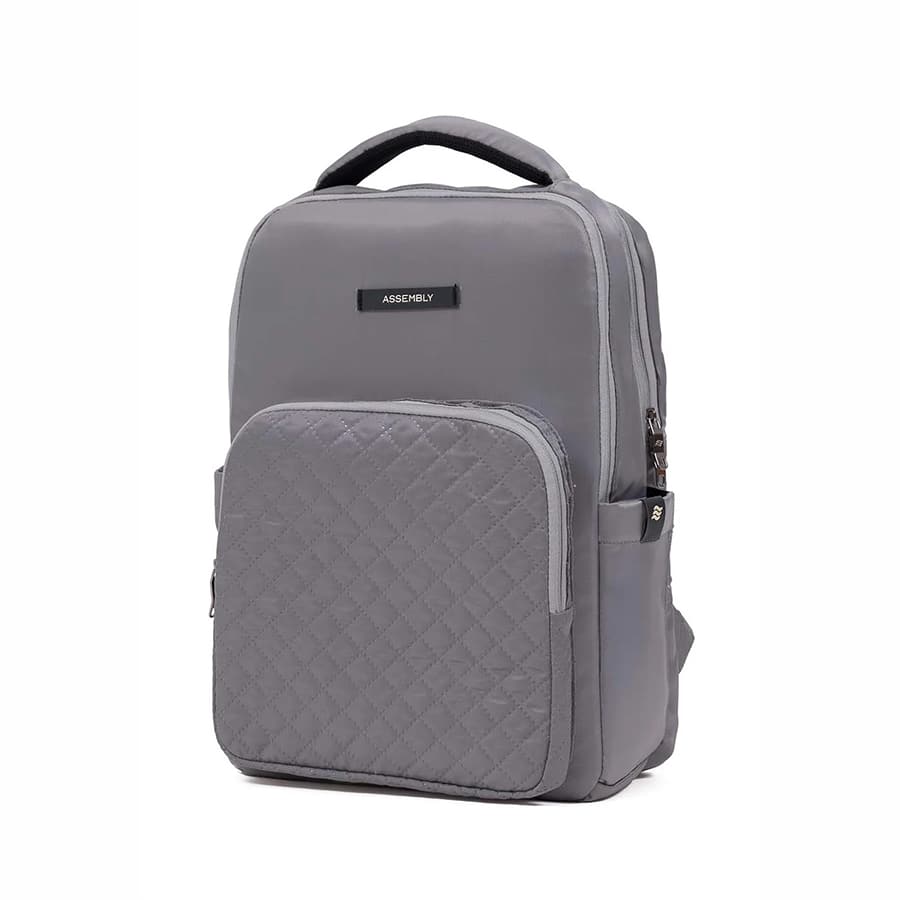 Pixel Laptop Backpack | Grey | Everyday Travel Bag for Work & College