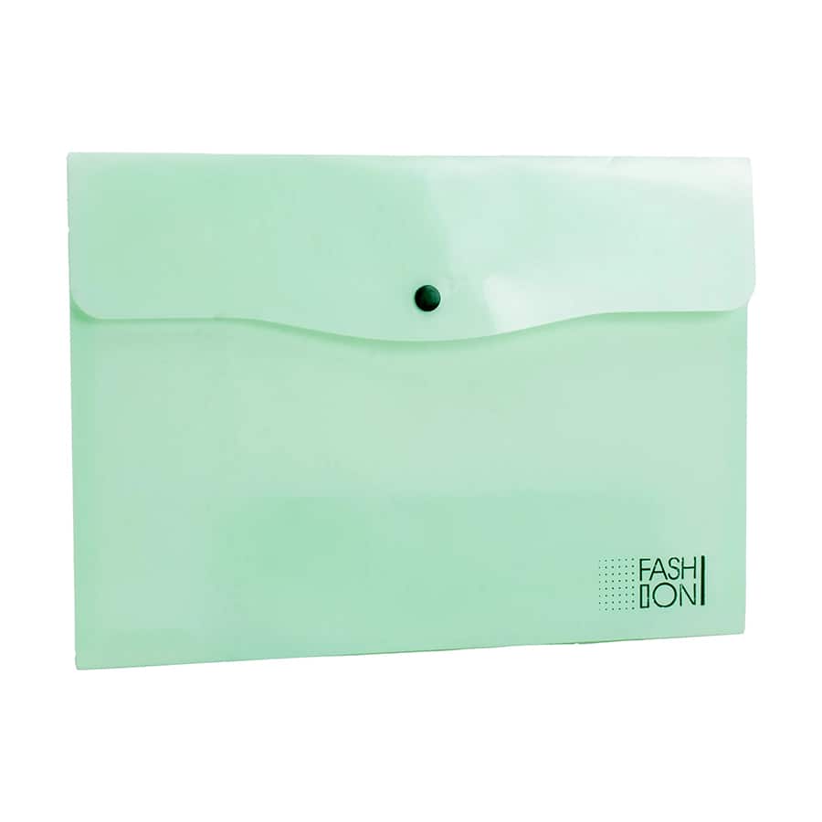 Button Folder Teal A4 1pc