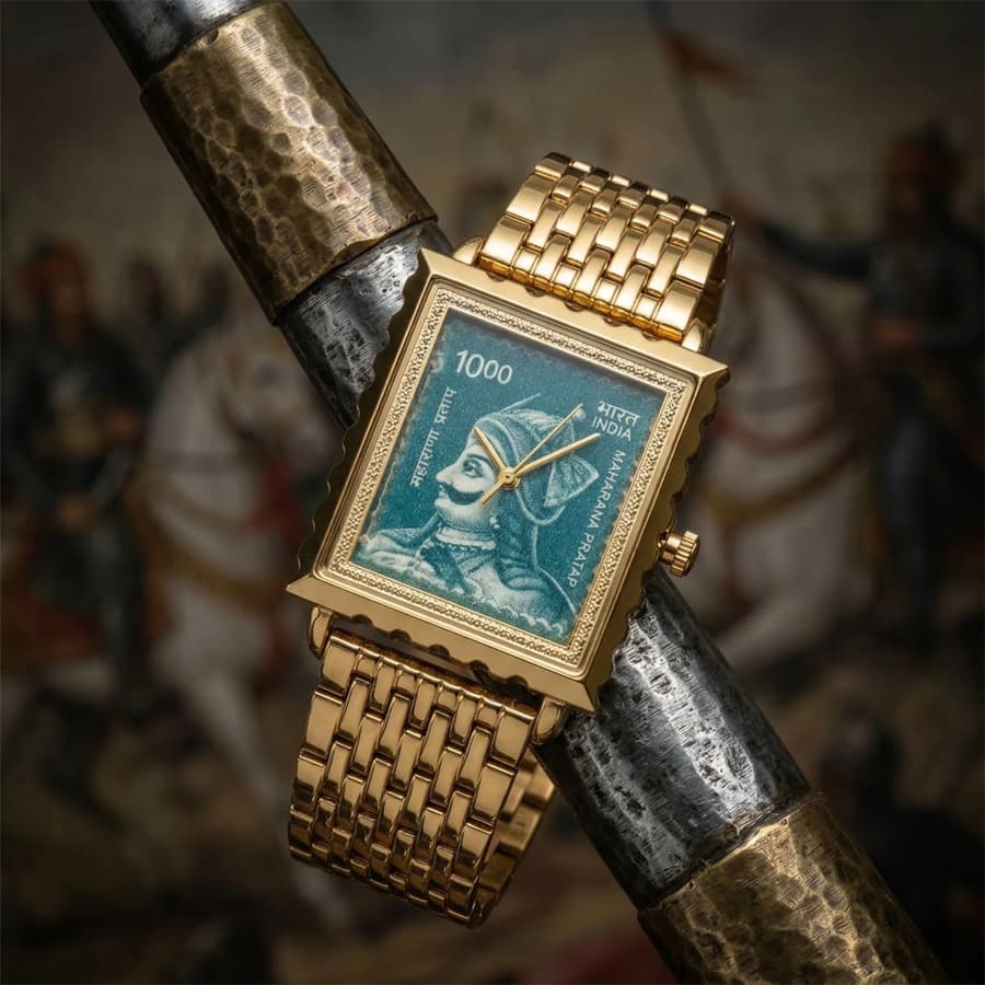 MAHARANA PRATAP STAMP WATCH AUTOMATIC