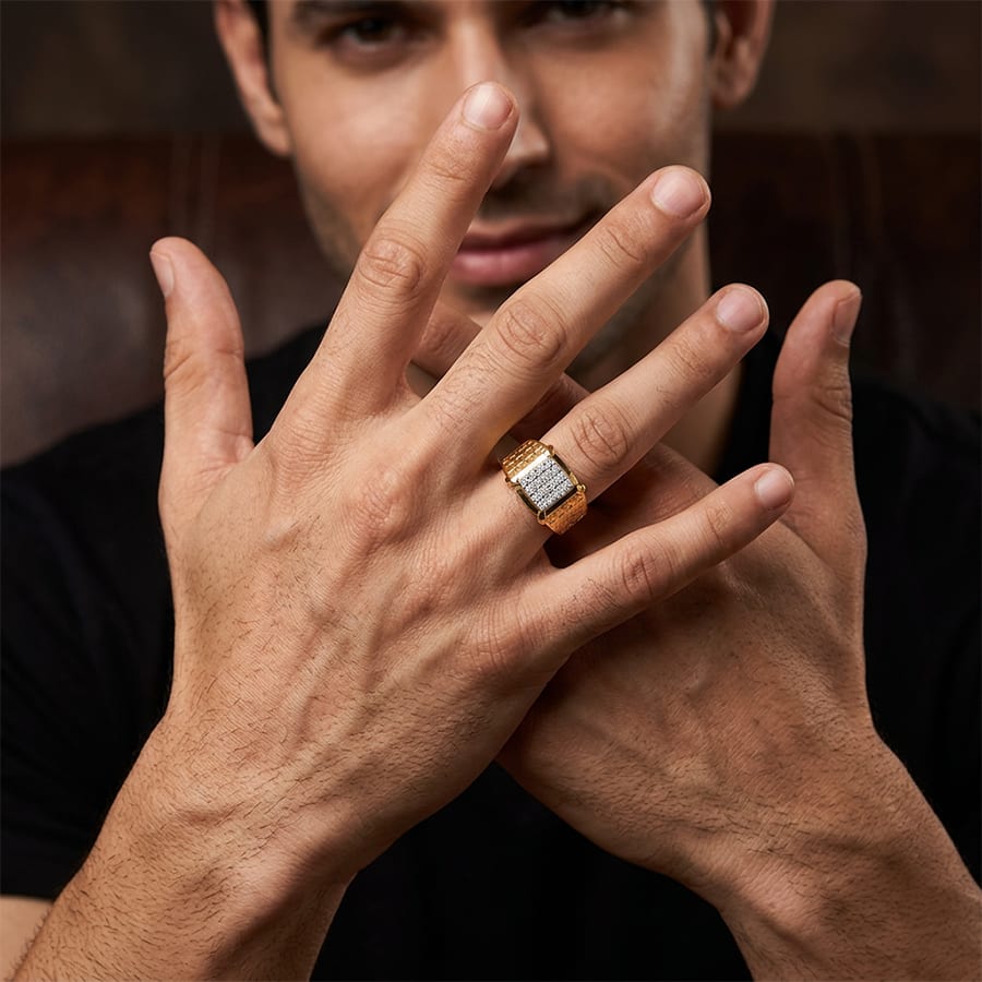 Paramount Pave Diamond Men's Ring