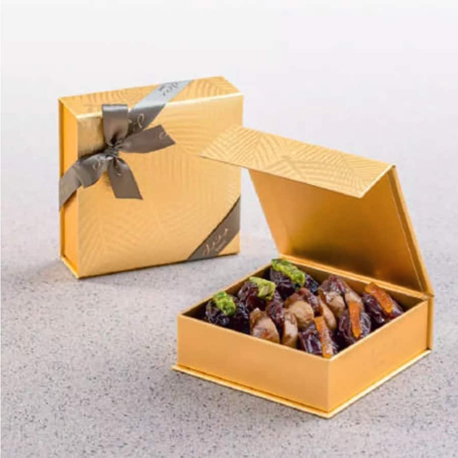 Gold palm square extra small