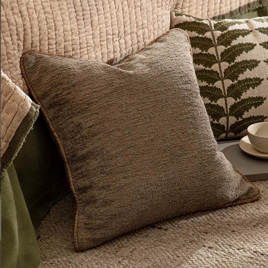 Cushions Chenille Cord Brown
