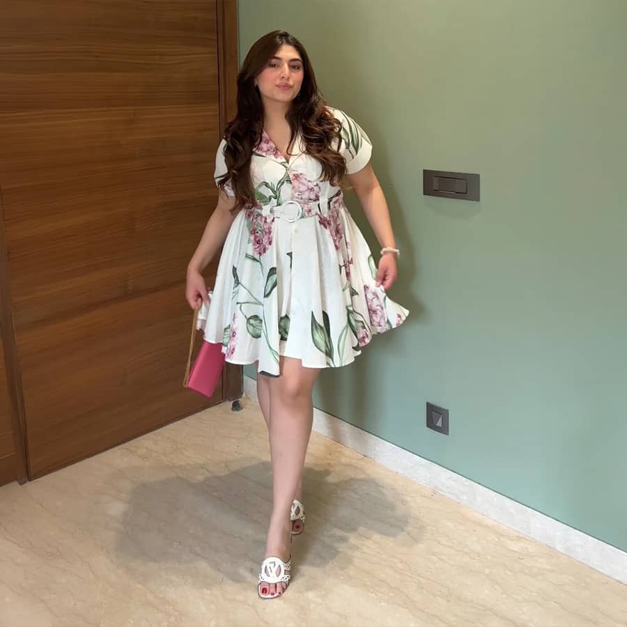 Carnosa Belted Mini Dress