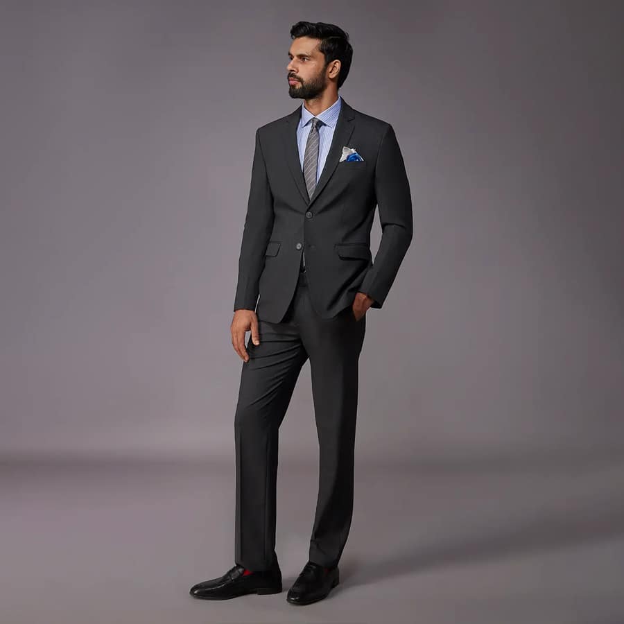 The Flux 4-Way Stretch Suit - Grey