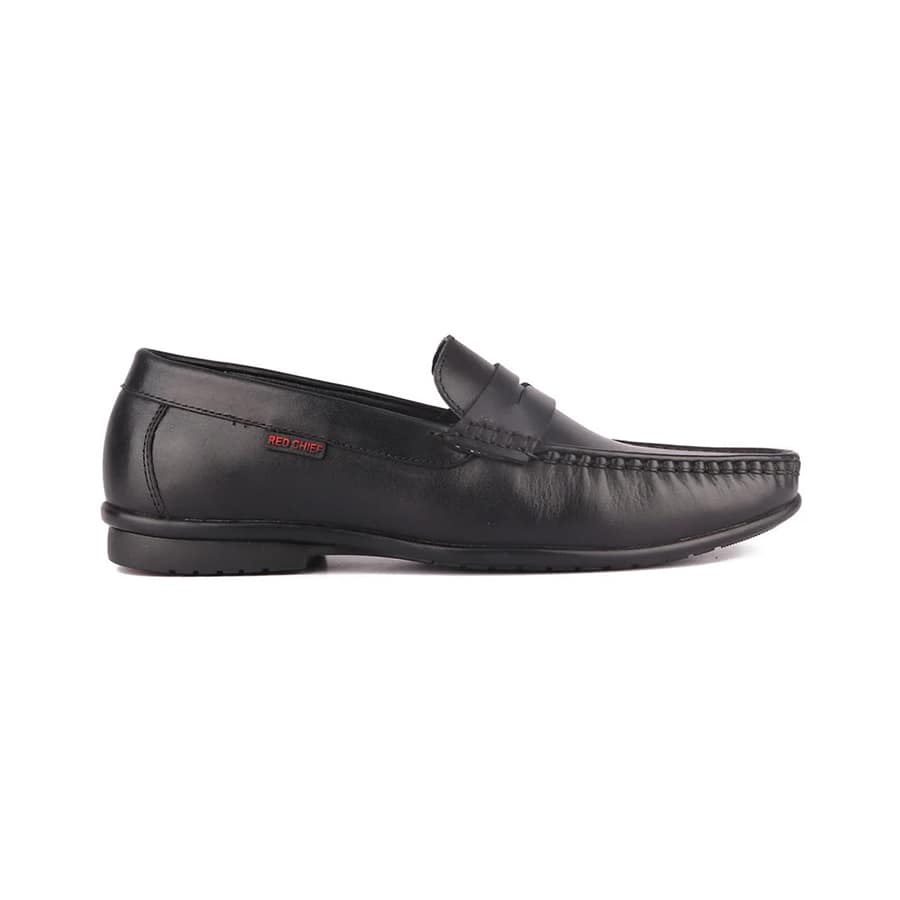 Red Chief Black Formal Loafer Shoes