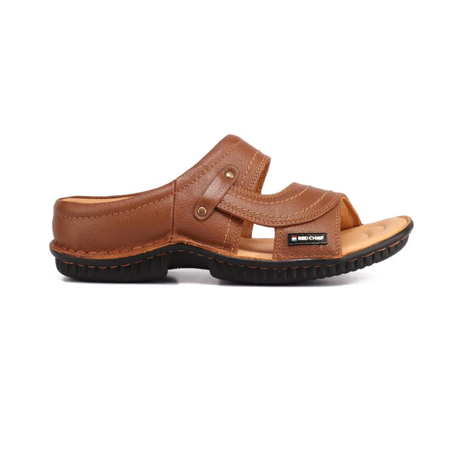 Red Chief Tan Slipper for Men