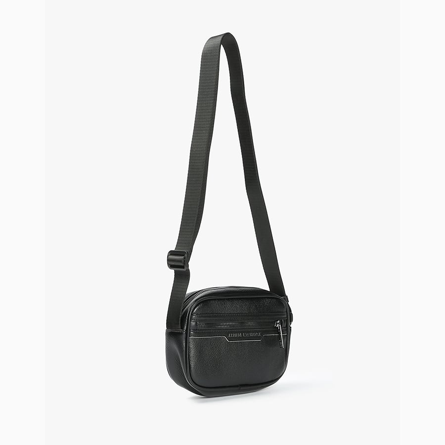 Men's Black Cedric Messenger Bag